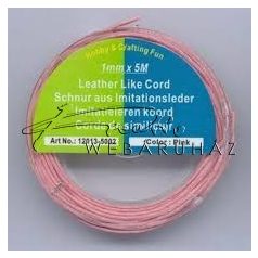 Bőrhatású Szálak, 1mm - Pink