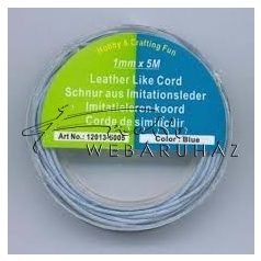 Bőrhatású Szálak, 1mm - Kék