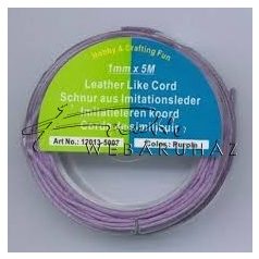 Bőrhatású Szálak, 1mm - Lila