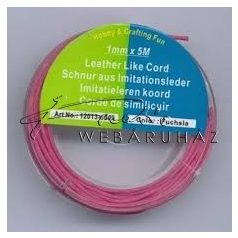 Bőrhatású Szálak, 1mm - Ciklámen