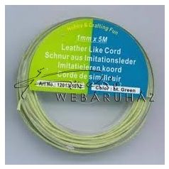 Bőrhatású Szálak, 1mm - Világoszöld