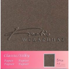   Metál fényű papír - Bronz színű karton 250gr - kétoldalas