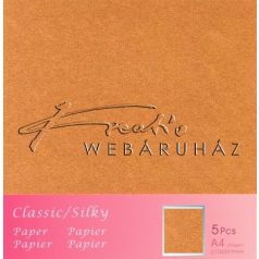   Metál fényű papír - Réz színű karton 250gr - kétoldalas