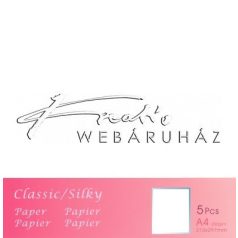   Metál fényű papír - Off White - színű karton 250gr - kétoldalas