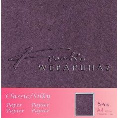  Metál fényű papír - Amethyst - Lila színű karton 250gr - kétoldalas