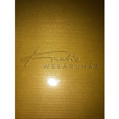   Vonalas papír, arany színű és fényű - 21x30 cm, 120 gr - 5 lap