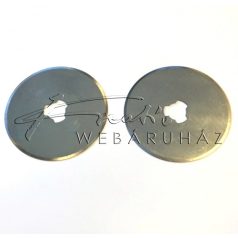   Körkés tartalék penge, egyenes - 28 mm-es körkéshez - 2db-os készlet - OLFA, DAFA, BLUE késekhez