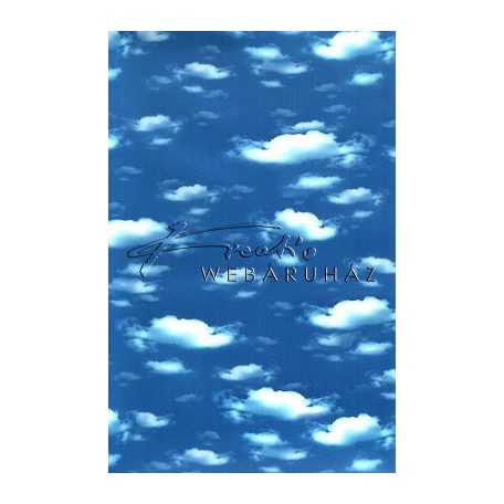 Kartonpapír - Felhő mintás karton, 5 lap