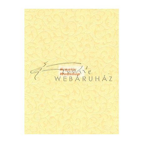 Domborított papír - Vanília színű Gyöngyház Inda Papír