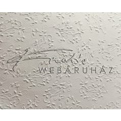   Domborkarton - Firenze mintás fehér színű domborított karton, 220gr, 29x20cm, 1 lap
