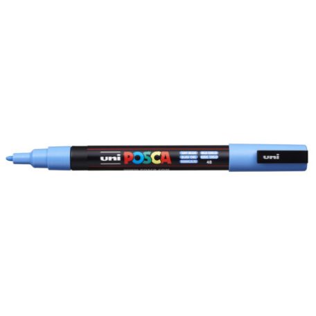 Dekormarker, 0,9-1,3 mm, UNI "Posca PC-3M" - Palaszürke