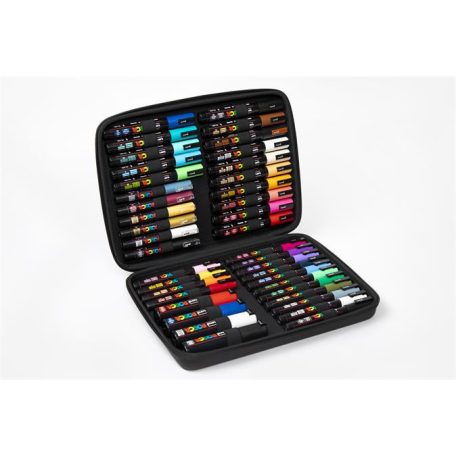 Posca filc készlet, táskában, UNI Posca - 40 darabos