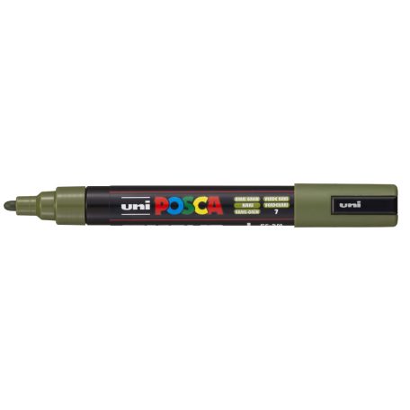 Posca filc, 1,8-2,5 mm, UNI POSCA PC-5M Khaki (7)
