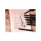 Rajzmarker készlet, UNI PIN "Draw and Sketch", 8 különböző vonalvastagság, fekete