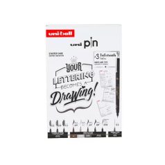 Tűfilc és ecsetfilc készlet - UNI PIN MANGA 9 db-os készlet