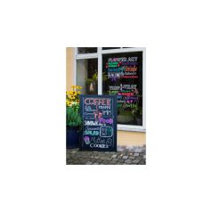   Krétamarker, 15 mm, vágott, UNI Folyékony kréta PWE-17K - Fehér