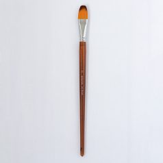   Művészecset olajhoz és akrilhoz - macskanyelv, szintetikus, fa nyelű, hosszú - 18-as méret