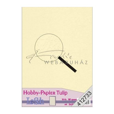 Tulip Cream - Krémszínű tulip papír - 10 lap/csomag