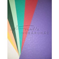   Kartonpapír - Több színben - domborított, mintás karton 31x21cm