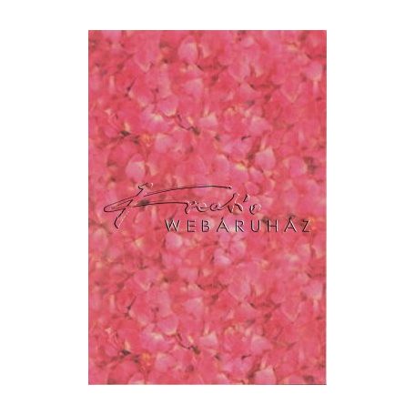 Transzparens papír - Pink Hortenzia