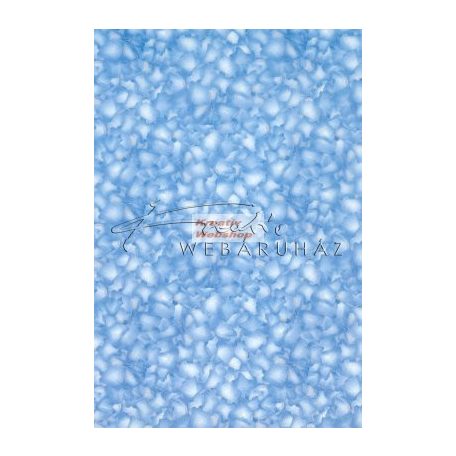 Transzparens papír - Kék hortenzia