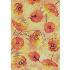 Kartonpapír - Pipacs, Karton