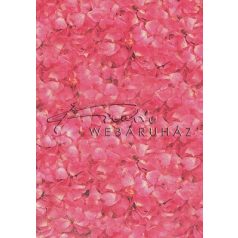 Kartonpapír - Pink Hortenzia, Karton