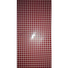 Kartonpapír - Piros - fehér, kocka mintás karton 31x21cm, 1 lap