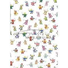 Hógolyózó gyermekek, karton