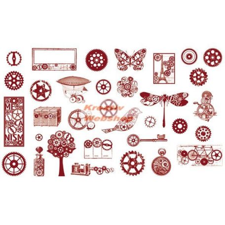 Scrapbook nyomda-Fogaskerék