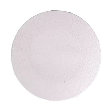 Keretre feszített, alapozott festővászon - Mona Lisa - Kör Alakú - 40 cm Fehér