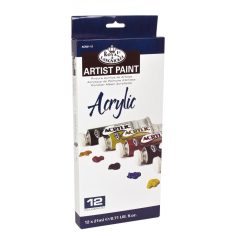 Kreatív hobby - Akrilfesték készlet - 12 x 21 ml