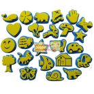 Óriás nyomdakészlet - Dekorgumi - 24 minta