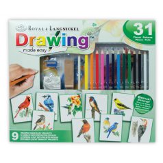 Kreatív hobby - Hobby művész - Grafikai készlet -Színes madarak