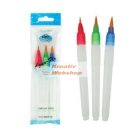 Kreatív hobby - Tölthető nyelű ecsetkészlet Aqua-Flo, 3db-os speciális ecsetkészlet