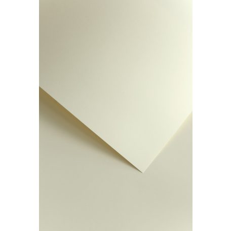 Szaténfényű sima karton 180 gr - Kétoldalas, A4 - Krém