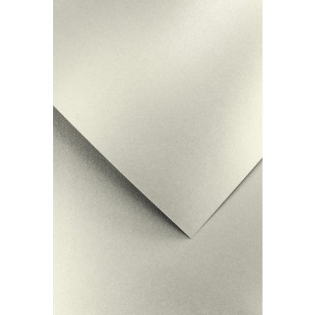 Metálfényű karton 250 gr - Kétoldalas, A4 - Ezüst