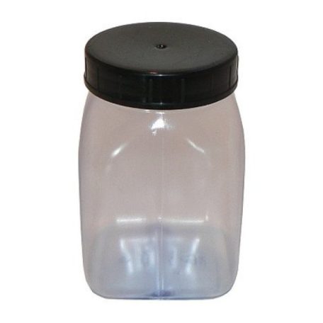 Átlátszó műanyag tégely széles nyakkal 200ml