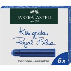 Tintapatronok kék Faber-Castell