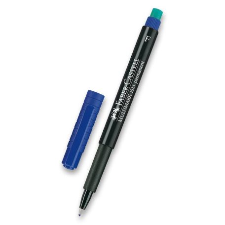Tartós jelölő Faber-Castell Multimark – kék F
