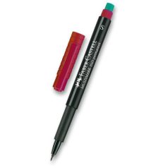 Tartós jelölő Faber-Castell Multimark – piros S