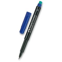 Tartós jelölő Faber-Castell Multimark – kék S