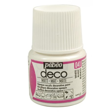 Szín Pébéo Deco 45ml – 001 Gloss White