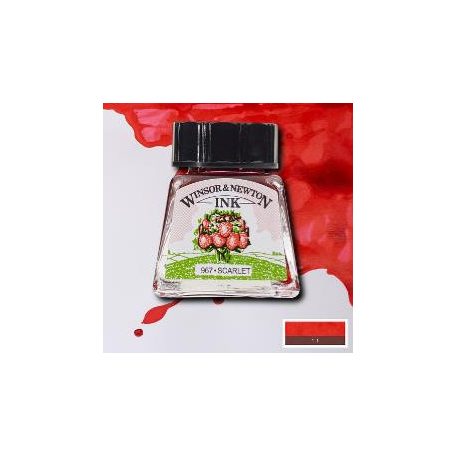 Tinta Winsor Newton 14ml – 601 skarlátvörös