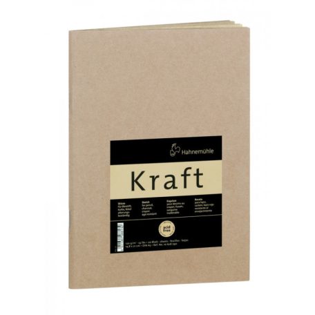 Vázlattömb Hahnemühle Kraft 120g A5 ragasztott kötés