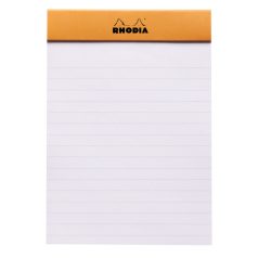 Tear-off notebook Rhodia A6 lined, 80 lap