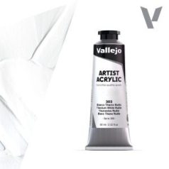   Vallejo Artist akril festék 60ml – 303 Titanium White Rutile