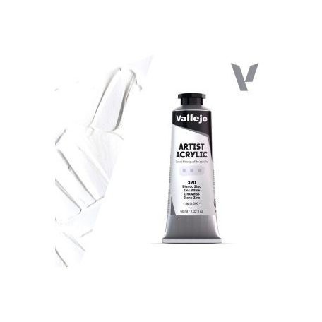 Vallejo Artist akril festék 60ml – 320 Zinc White