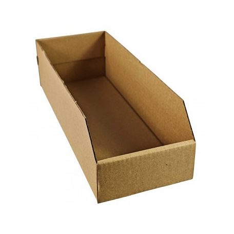 Karton polctároló 15 cm