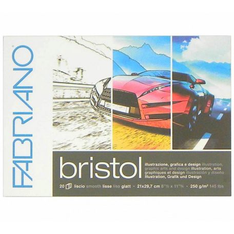 Tömb Fabriano Bristol 250g A5